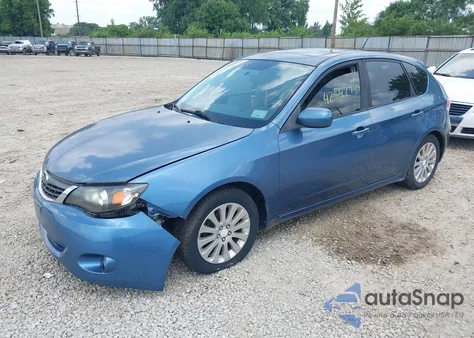 2009 Subaru Impreza 2.5I from USA, damaged, VIN JF1GH60669H811952